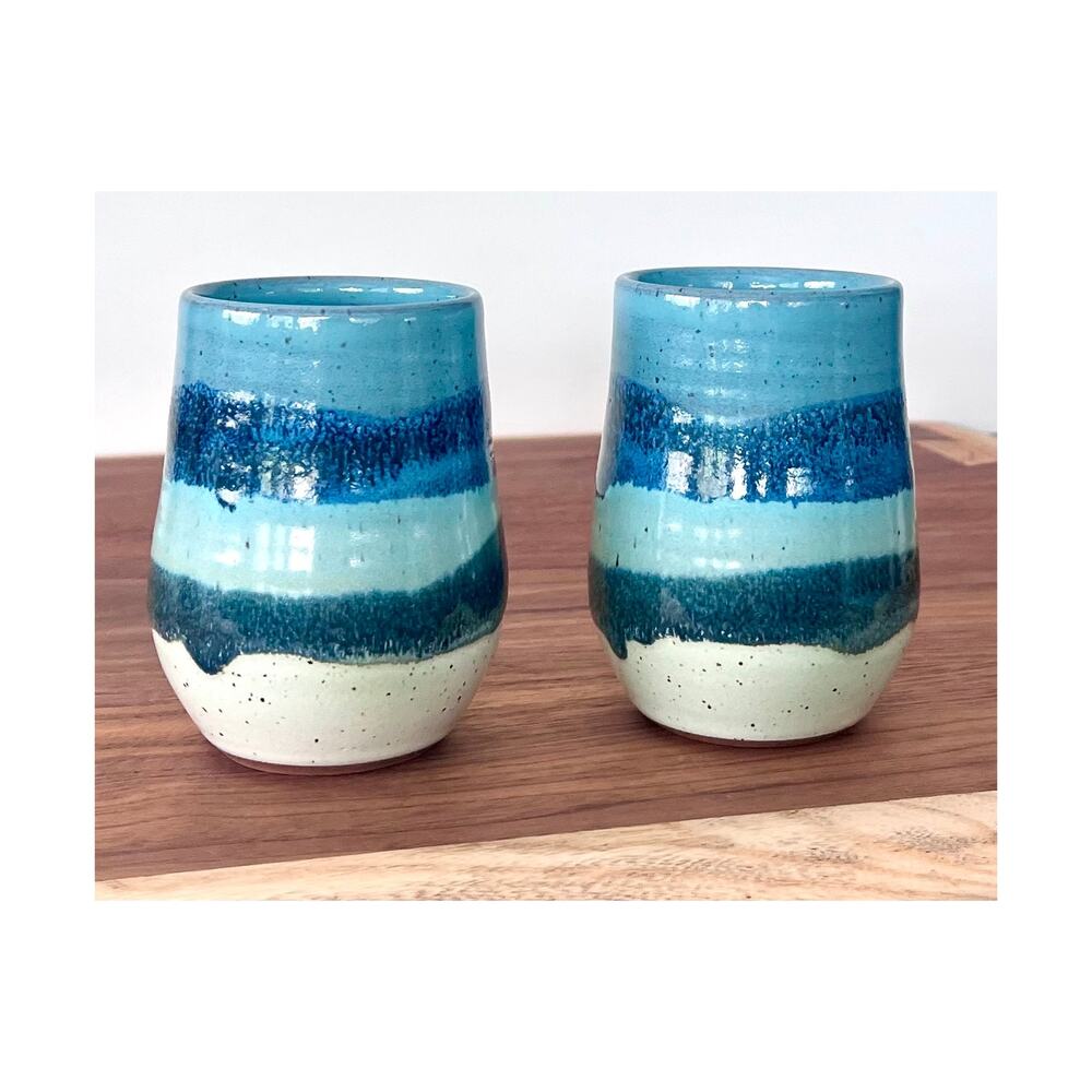 2 Printemps Pottery Doug Wise Wine Cups 2016